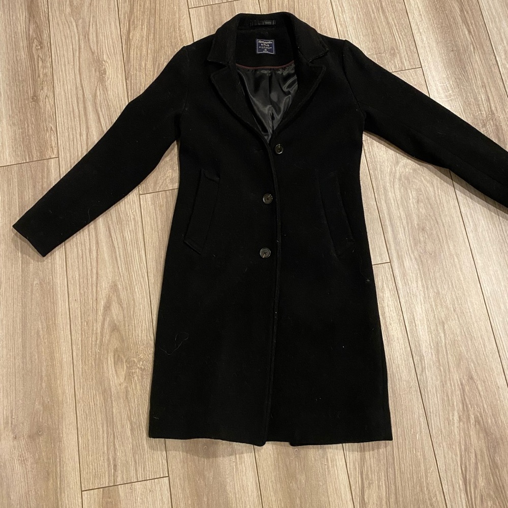 Abercrombie & Fitch- Women’s Wool- Blend Coat - Picture 6 of 6
